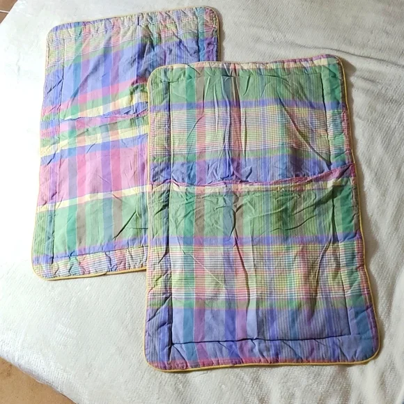 KING Plaid Duvet Cover + Pillow Shams - Cotton/poly blend - Picture 13 of 15